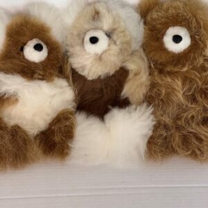 100% Baby Alpaca Fur Bear 7.5 Inch
