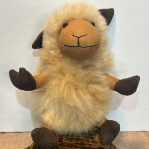 100% Alpaca Fur and Leather Sheep 10 inch