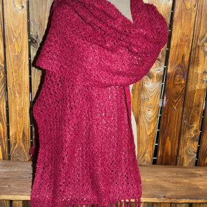 Fringe Boucle Scarf/Shawl